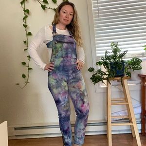 BlankNYC tie dye overalls